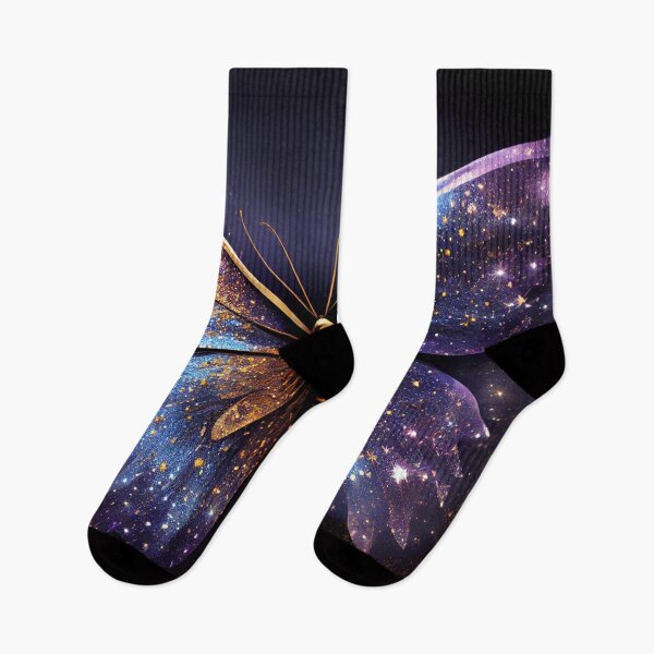 Item preview, Mystic Butterfly Purple Blue and Gold Sparkles M2 designed and sold by Goddess888.