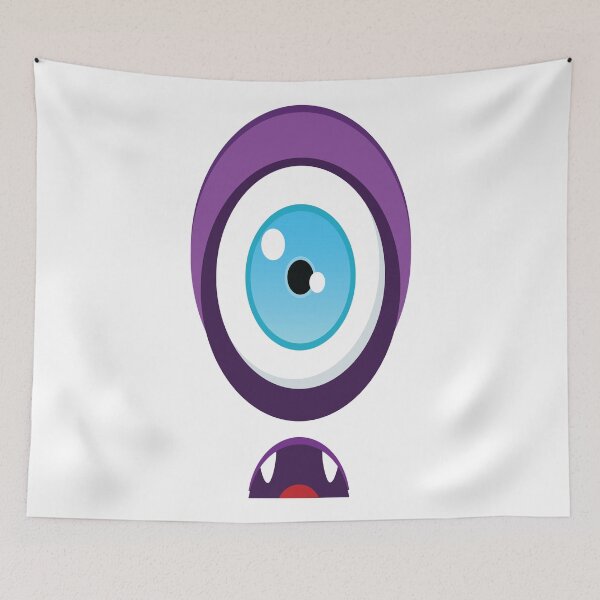 Item preview, One Eyed Purple Monster Cute Bigfoot Monsters designed and sold by ProjectX23.