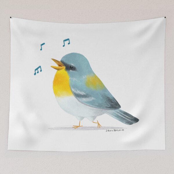 Item preview, Northern Parula Bird designed and sold by julianamotzko.