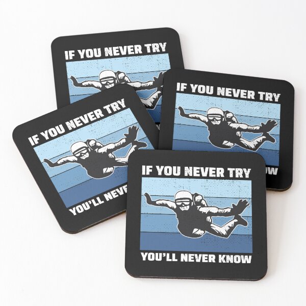 Item preview, Skydiving Skydive Skydiver Parachuting Motivational designed and sold by TastefulTees.