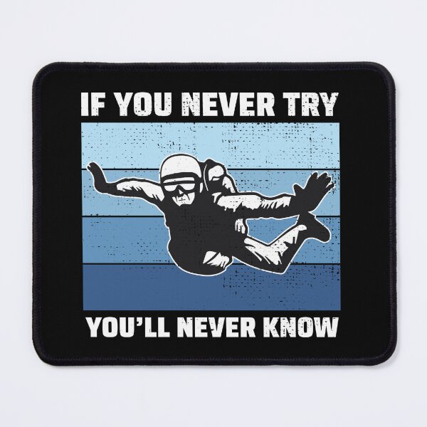 Item preview, Skydiving Skydive Skydiver Parachuting Motivational designed and sold by TastefulTees.