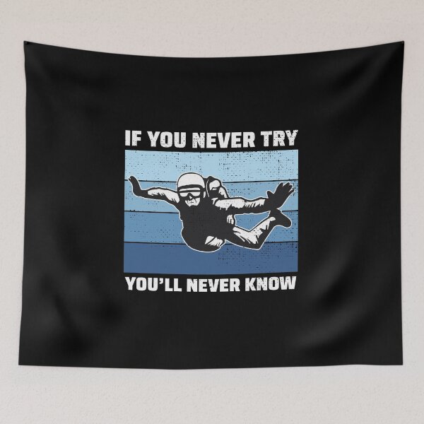Item preview, Skydiving Skydive Skydiver Parachuting Motivational designed and sold by TastefulTees.