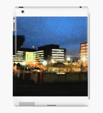 Nightly view of Helsinki iPad Case/Skin