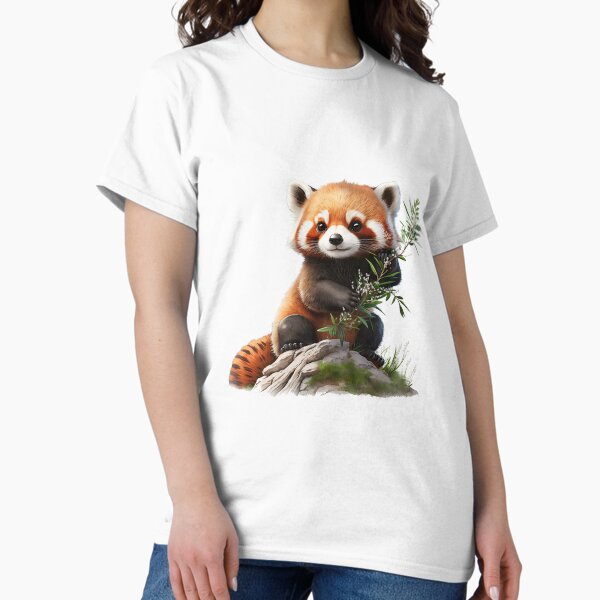 Item preview, Cute Red Panda designed and sold by 9livescanvas.
