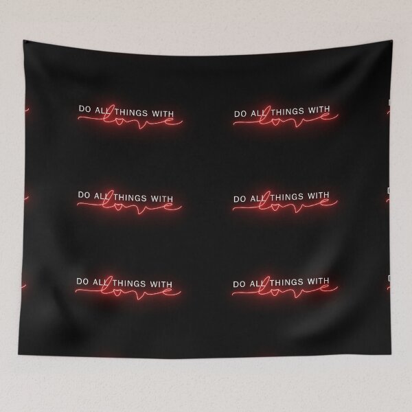 Item preview, Do All Things With Love (Quote) designed and sold by Cyra26.