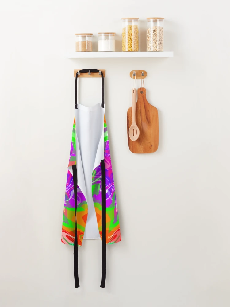Thumbnail 2 of 6, Apron, Colorful Exploding designed and sold by M3PicsStudio.