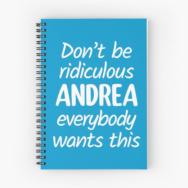 Item preview, Don't Be Ridiculous Andrea, Everybody Wants This - Viral Meme (Blue BG) designed and sold by FilipeFerreira.