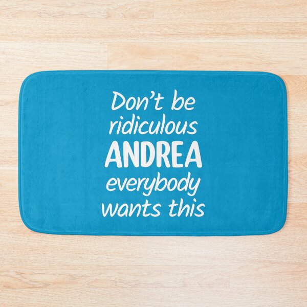 Item preview, Don't Be Ridiculous Andrea, Everybody Wants This - Viral Meme (Blue BG) designed and sold by FilipeFerreira.
