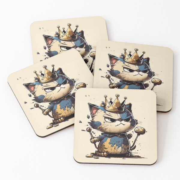 Item preview, Little Cat King 3 designed and sold by Artistic Pandas.