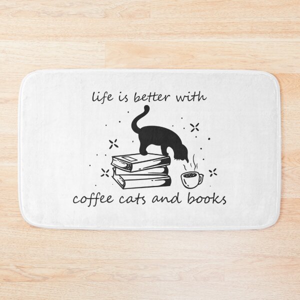 Item preview, Life with good Literature, Coffee, Cats and Books  designed and sold by henryjunmille.