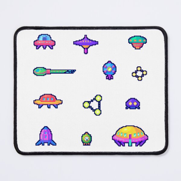 Item preview, Set of UFO in pixel art designed and sold by Anna Chernova.