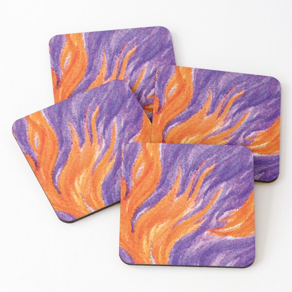 Item preview, Purple Amethyst Orange Flame designed and sold by Alexandria Levin.