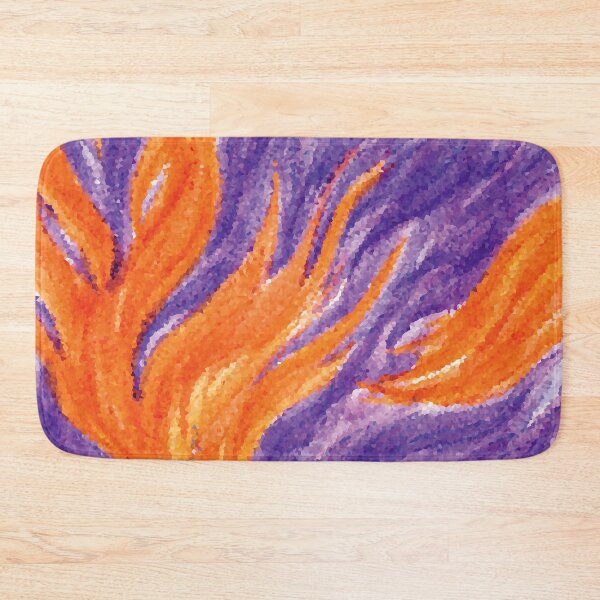 Item preview, Purple Amethyst Orange Flame designed and sold by Alexandria Levin.
