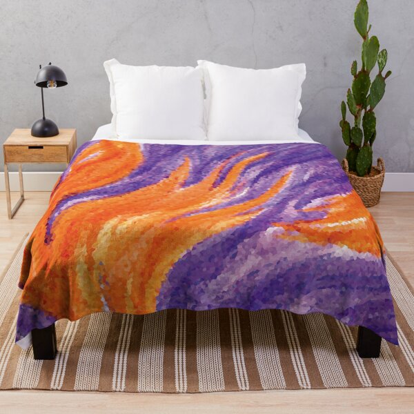 Item preview, Purple Amethyst Orange Flame designed and sold by Alexandria Levin.
