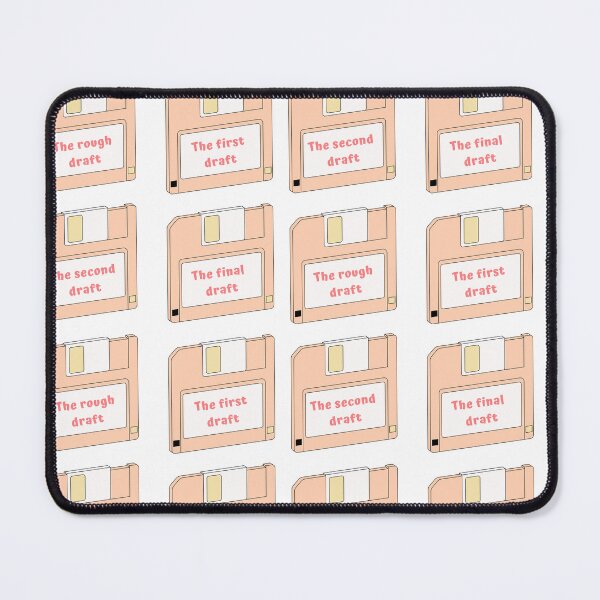 Item preview, Cute peach colored floppy disk stickerpack for writers designed and sold by CreativeStrand.