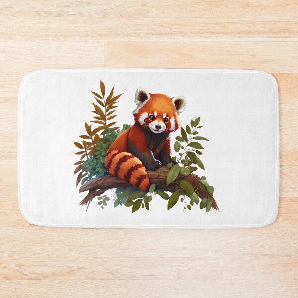 Item preview, Cute Red Panda designed and sold by 9livescanvas.