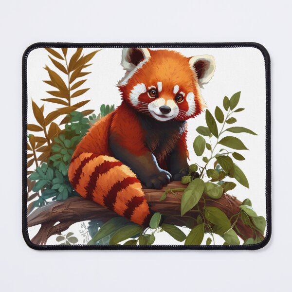 Item preview, Cute Red Panda designed and sold by 9livescanvas.