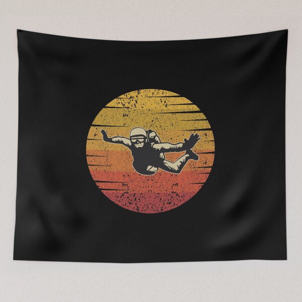 Item preview, Skydiving Skydive Skydiver Parachuting Retro Vintage designed and sold by TastefulTees.