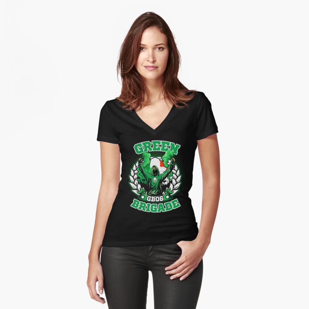 Item preview, Fitted V-Neck T-Shirt designed and sold by soummuss.