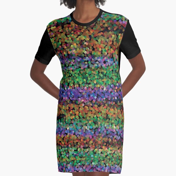 Party Night Sparkle Graphic T-Shirt Dress