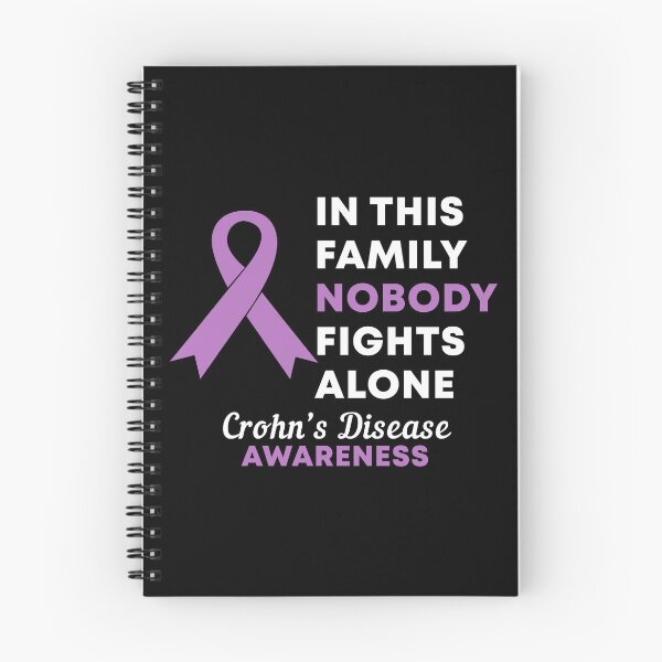 Item preview, In This Family Nobody Fights Alone Crohn's Disease Awareness designed and sold by Color-Sparkle.