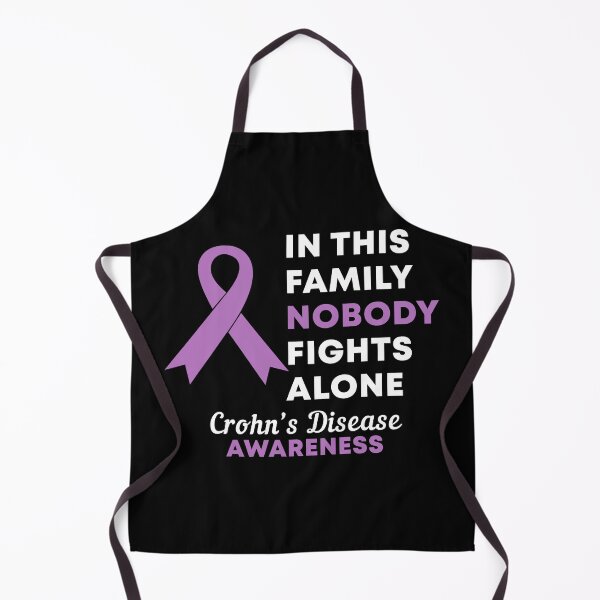 Item preview, In This Family Nobody Fights Alone Crohn's Disease Awareness designed and sold by Color-Sparkle.