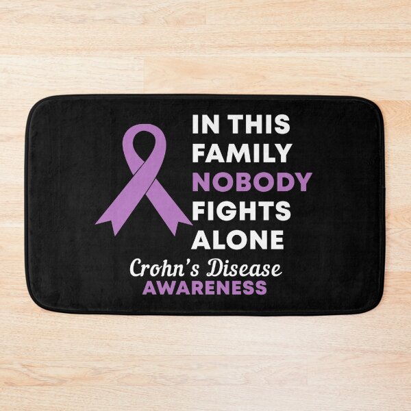 Item preview, In This Family Nobody Fights Alone Crohn's Disease Awareness designed and sold by Color-Sparkle.