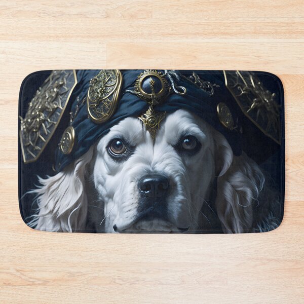 Item preview, Steampunk Pirate Dog - The White Furry Corsair designed and sold by nouveaudecor.