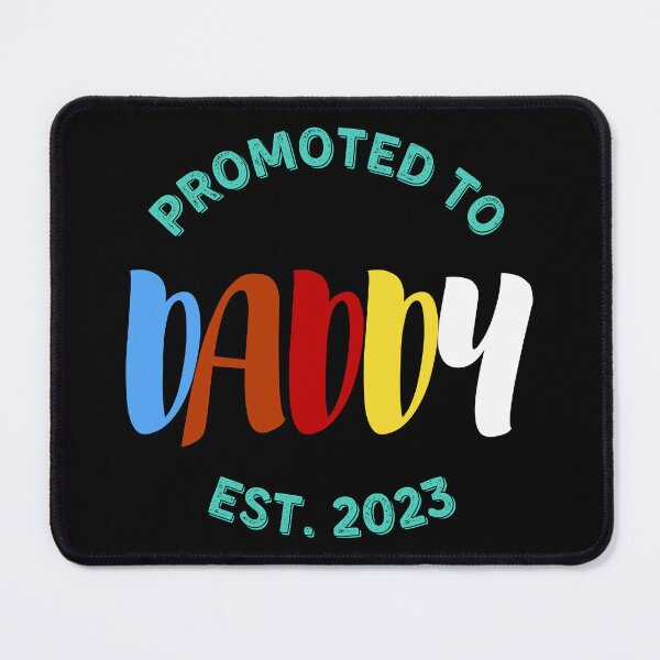 Item preview, Colorful Blue Promoted to Daddy Est 2023 Future Dad Announcement Gift for Father designed and sold by sinceanna.