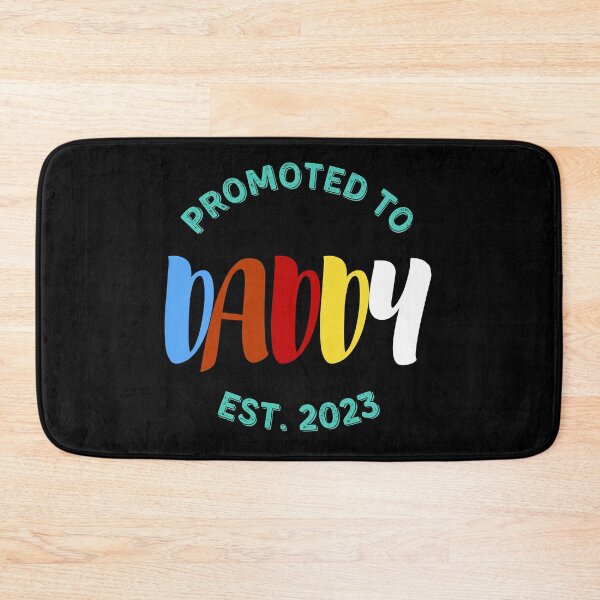 Item preview, Colorful Blue Promoted to Daddy Est 2023 Future Dad Announcement Gift for Father designed and sold by sinceanna.