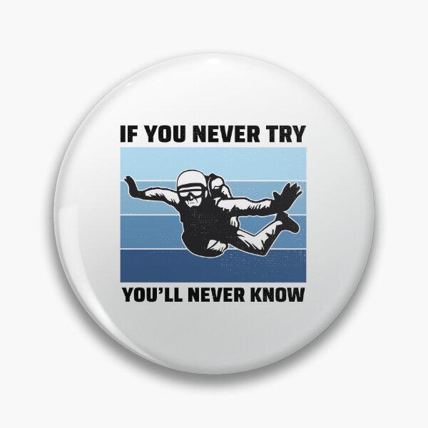 Item preview, Skydiving Skydive Skydiver Parachuting Motivational designed and sold by TastefulTees.