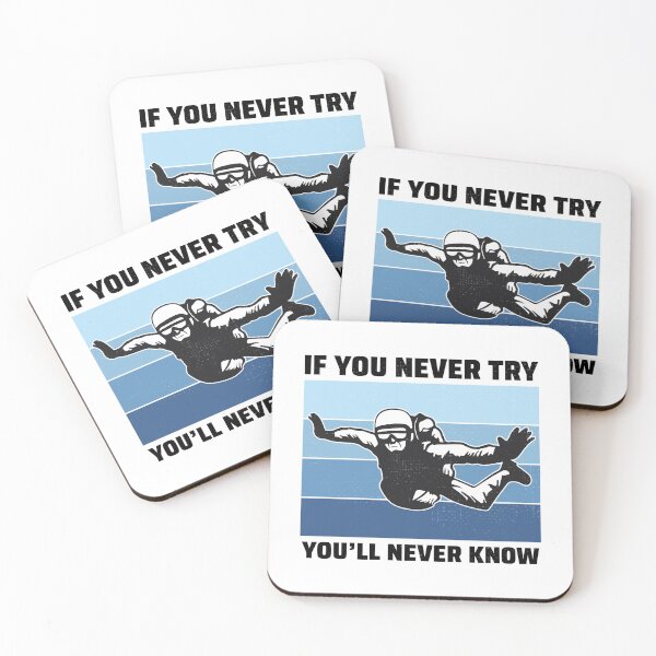Item preview, Skydiving Skydive Skydiver Parachuting Motivational designed and sold by TastefulTees.