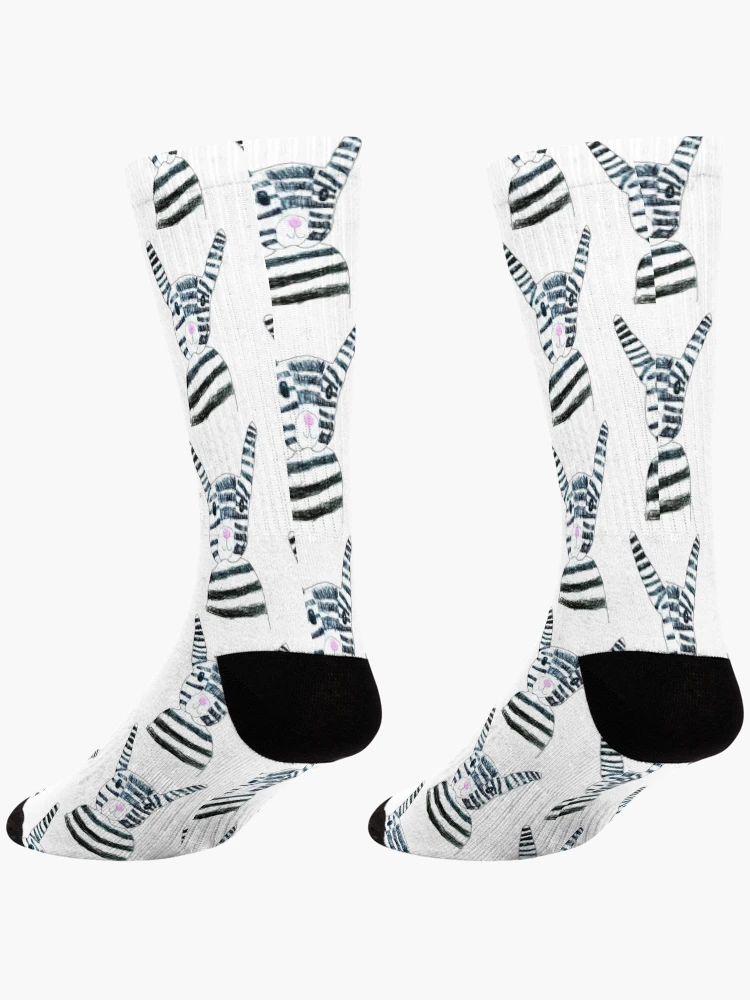 Thumbnail 4 of 5, Socks, The Rabbit design designed and sold by ArtIssa.