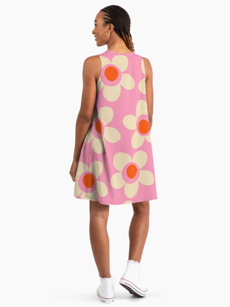 strapless open back dress Nautinati Girls' Chiffon All-over Floral Print & Swiss Dot Pattern Ruf main image 0