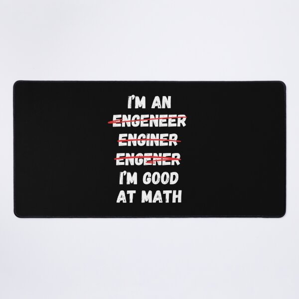 Item preview, Get a Laugh with Our 'Engeneer' Math Design! designed and sold by SimpliText.