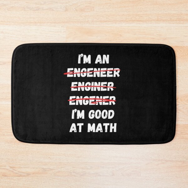 Item preview, Get a Laugh with Our 'Engeneer' Math Design! designed and sold by SimpliText.