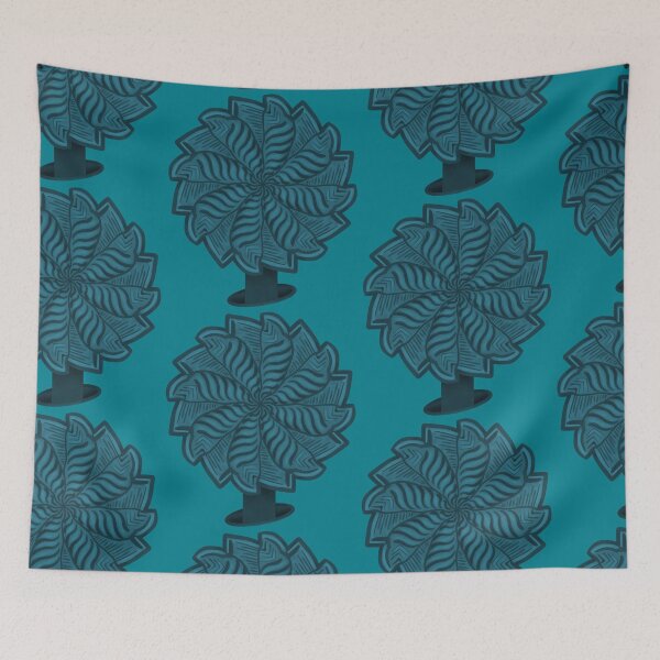 Item preview, An ocean blue wind rose designed and sold by AdamCeko.