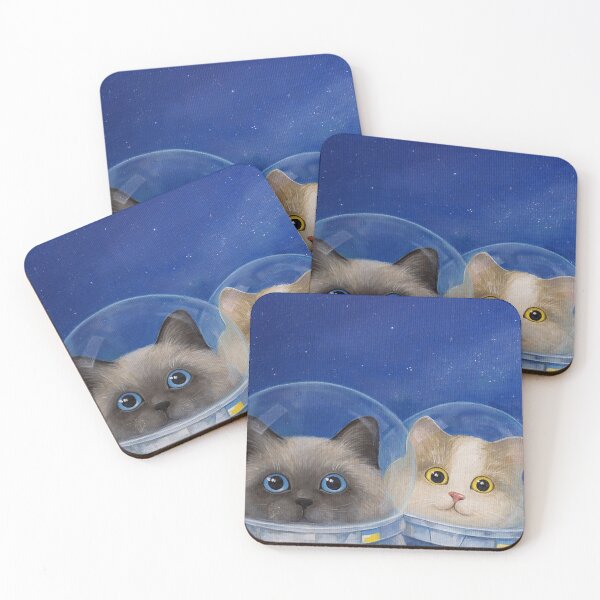 Item preview, Fantastic Cosmic Cats designed and sold by Olya Yatsenko.