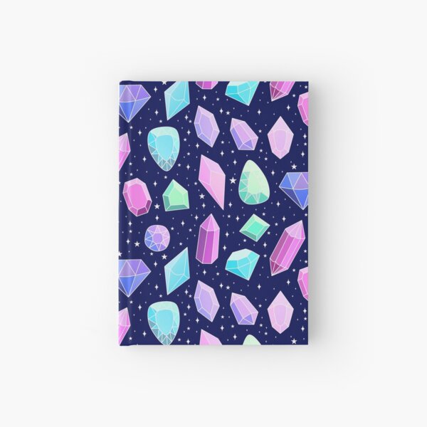 Aperçu de l'œuvre Joli motif de pierres précieuses et de cristaux fantaisie colorés créée et vendue par Yarafantasyart.