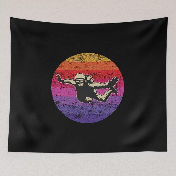 Item preview, Skydiving Skydive Skydiver Parachuting Retro Vintage designed and sold by TastefulTees.