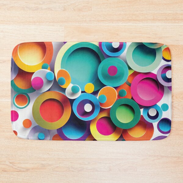 Item preview, Abstract multicoloured circles  designed and sold by DGtaLrtcom.