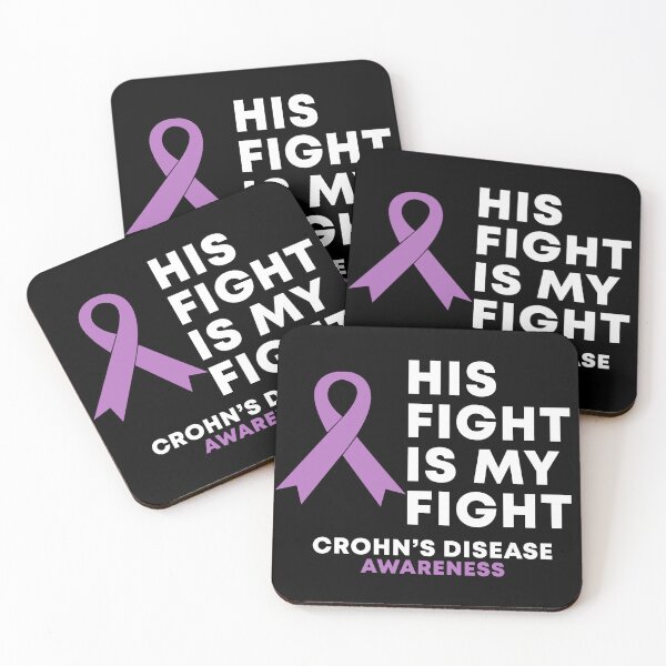 Item preview, In This Family Nobody Fights Alone Crohn's Disease Awareness designed and sold by Color-Sparkle.