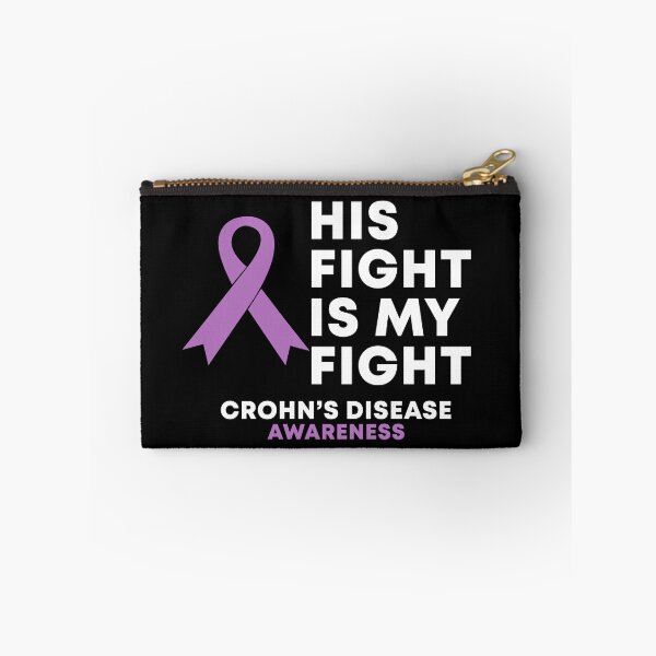Item preview, In This Family Nobody Fights Alone Crohn's Disease Awareness designed and sold by Color-Sparkle.