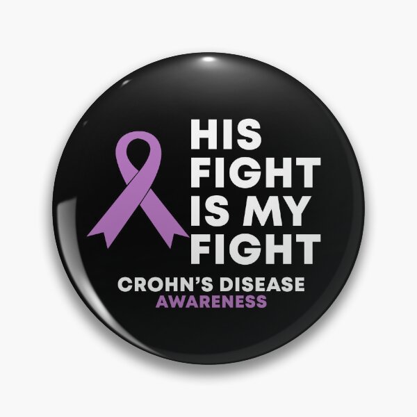 Item preview, In This Family Nobody Fights Alone Crohn's Disease Awareness designed and sold by Color-Sparkle.