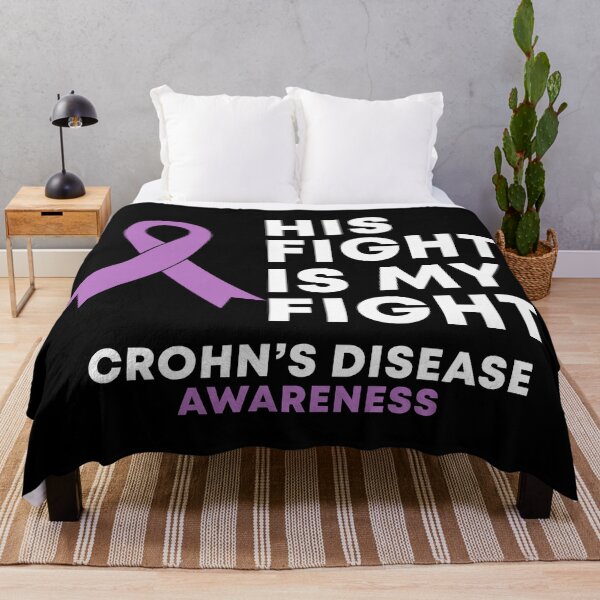 Item preview, In This Family Nobody Fights Alone Crohn's Disease Awareness designed and sold by Color-Sparkle.