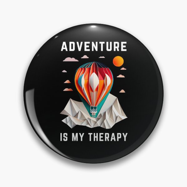 Item preview, Adventure Is My Therapy - Hot Air Balloon - The Cut-Out Collection designed and sold by FiveIntentions.