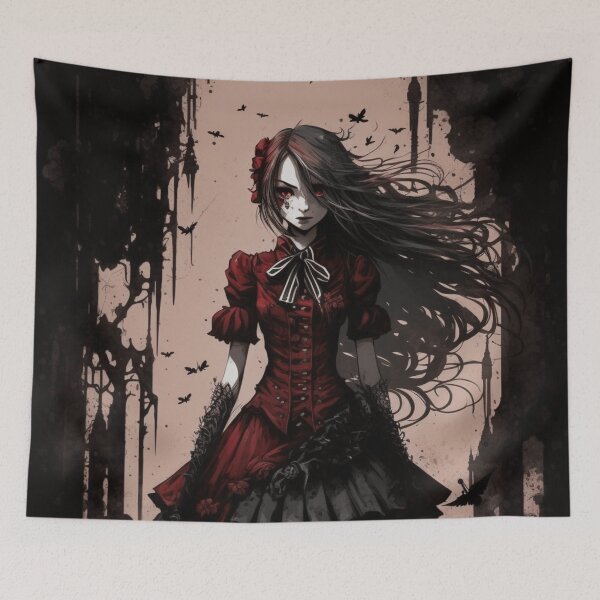 Item preview, Anime Goth Girl designed and sold by Nightarcade.