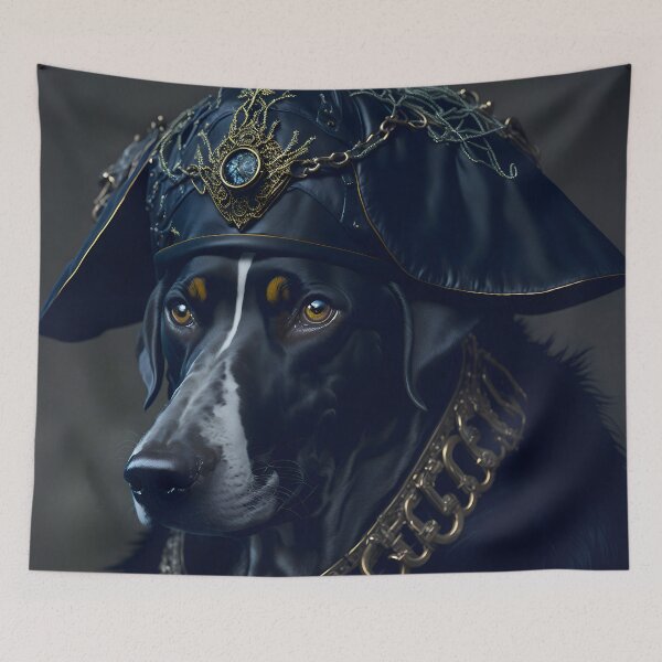 Item preview, Steampunk Pirate Dog - Captain Woofbeard, The Labrador Buccaneer designed and sold by nouveaudecor.