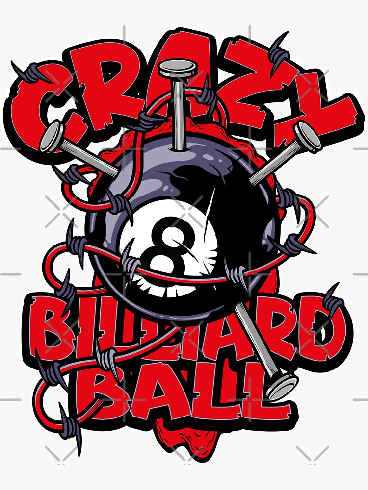 BILLIARD BALL NINE Sticker by diego75bcn