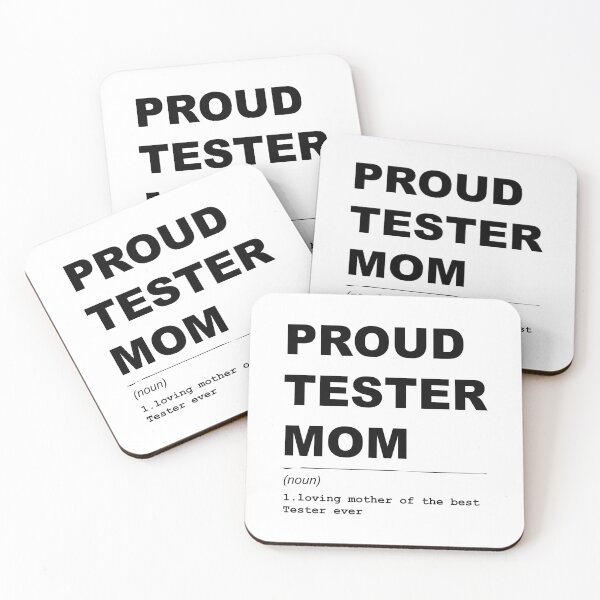 Item preview, Proud tester mom definition Design designed and sold by JenDouArt.
